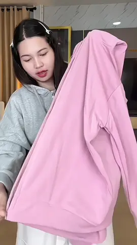 ผ้านุ่มใส่สบายสีที่ตามหาเลย#เสื้อกันหนาว#เสื้อแขนยาว#เสื้อแขนยาวมีฮู้ด 