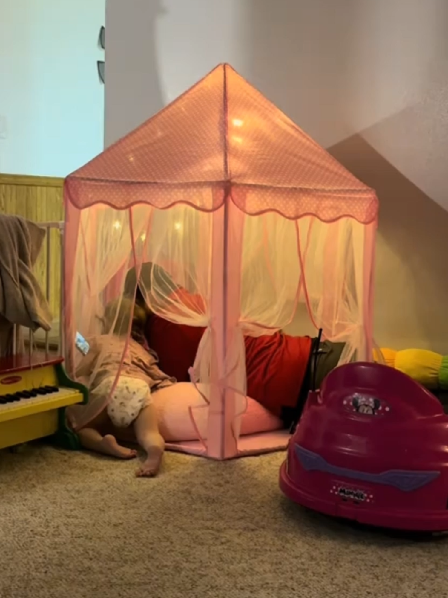 Every little princess deserves her own castle 👑✨ The magic is REAL with this play tent! On activeplaythings.com #princesscastle #kidstoys #playtent #kidsroom #toddlerlife #momsoftiktok  #kidsgifts #playroomdecor #viralproducts #tiktokmademebuyit #christmas #christmasgiftideas #chrismastiktok#ActivePlaythings