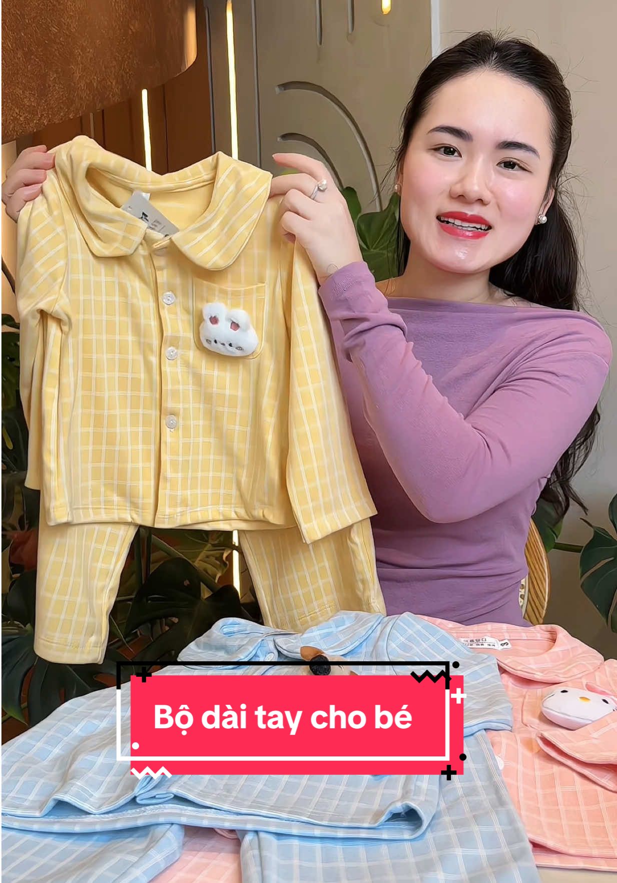Bộ dài tay cho bé#duongnhim #quanaotrecon #bodaitaychobe 