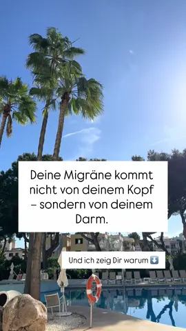 Viele glauben, Migräne sitzt im Kopf. Aber die Wahrheit triggert: Sie beginnt IM DARM. 😳 90% deiner Neurotransmitter entstehen dort. Ist der Darm entzündet, durchlässig oder überlastet → spürst du das im Kopf. Ich hab’s jahrelang ignoriert… bis nichts mehr ging. Blähbauch. Hormonschwankungen. Null Energie. Migräne nonstop. Erst als ich meinen Darm regeneriert habe – pflanzenbasiert, nährstoffreich, sanfte Entgiftung, P7-Konzept – wurde alles leichter. Die Migräne wurde weniger… und irgendwann war sie weg. Wenn du wissen willst, wie das auch bei dir starten kann, kommentier DARM. 💛 #migraine #darmgesundheit #holistichealth #pflanzlich #p7konzept 