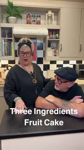 3 ingredients fruit cake #cake #cooking #Recipe #christmas #fyp 