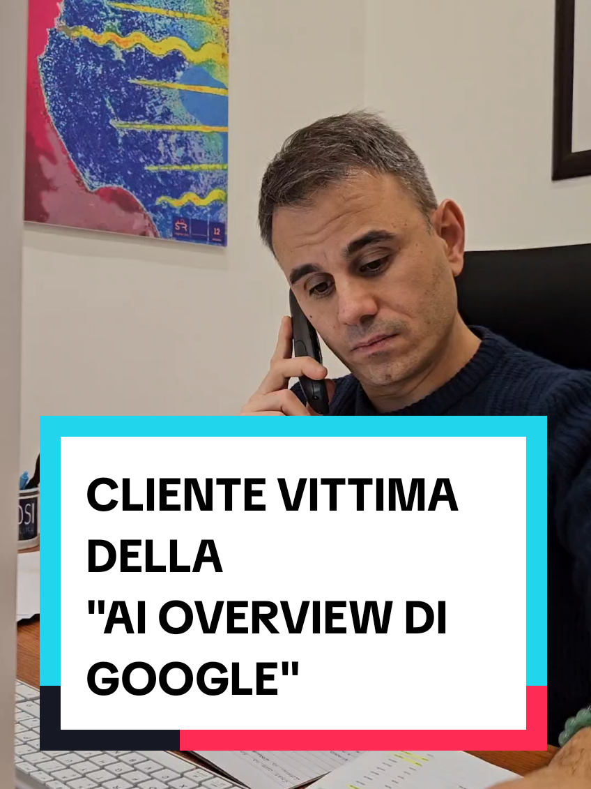 Questa cliente, come tanti proprietari di siti web, anche lei è stata colpita dal calo di click sul suo sito per via del nuovo servizio Google 