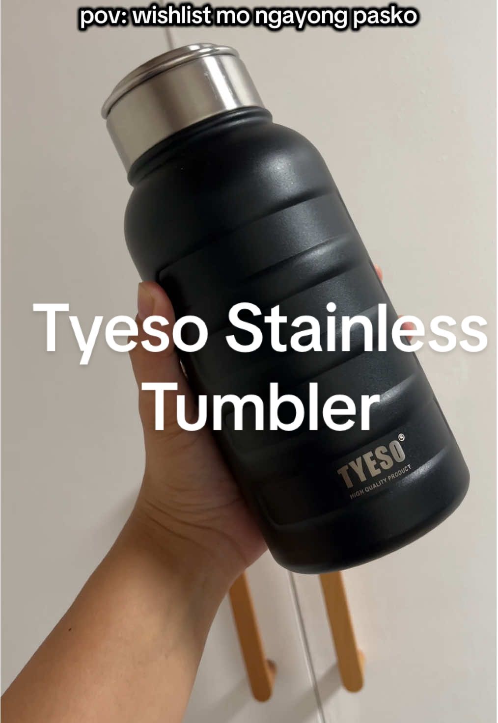 Gusto mong regalo ngayong pasko 🖤😎 #tyeso #tumbler #stainlesstumbler 