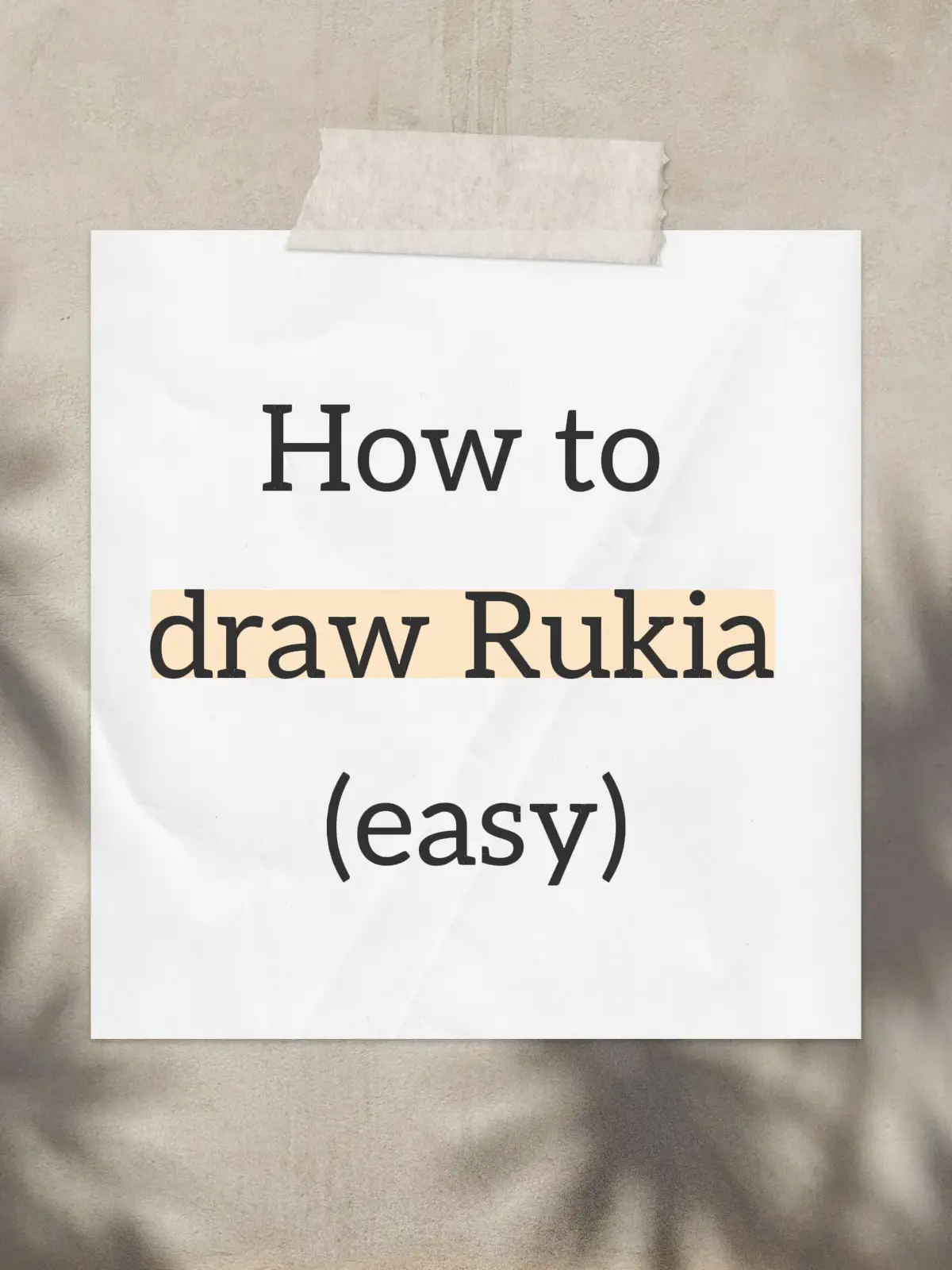 #drawing #tutorial #rukia #bleach #anime 