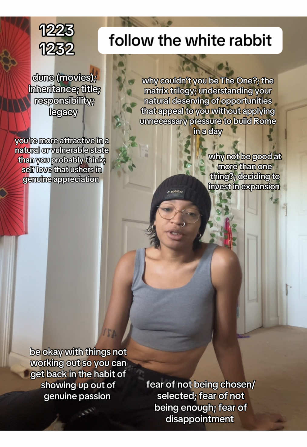 my cat volunteered to be a visual aid; 12:34PM