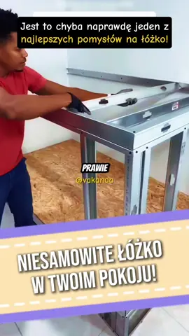 ✨ Polak też by to ogarnął, ale ten projekt to już kosmos! Ten gość zbudował łóżko tak stabilne, że przetrwałoby całe stulecie. Metalowa konstrukcja, własny design i efekt jak z katalogu wnętrz. Prosty pomysł, a robi wrażenie! #dc #dlaciebie