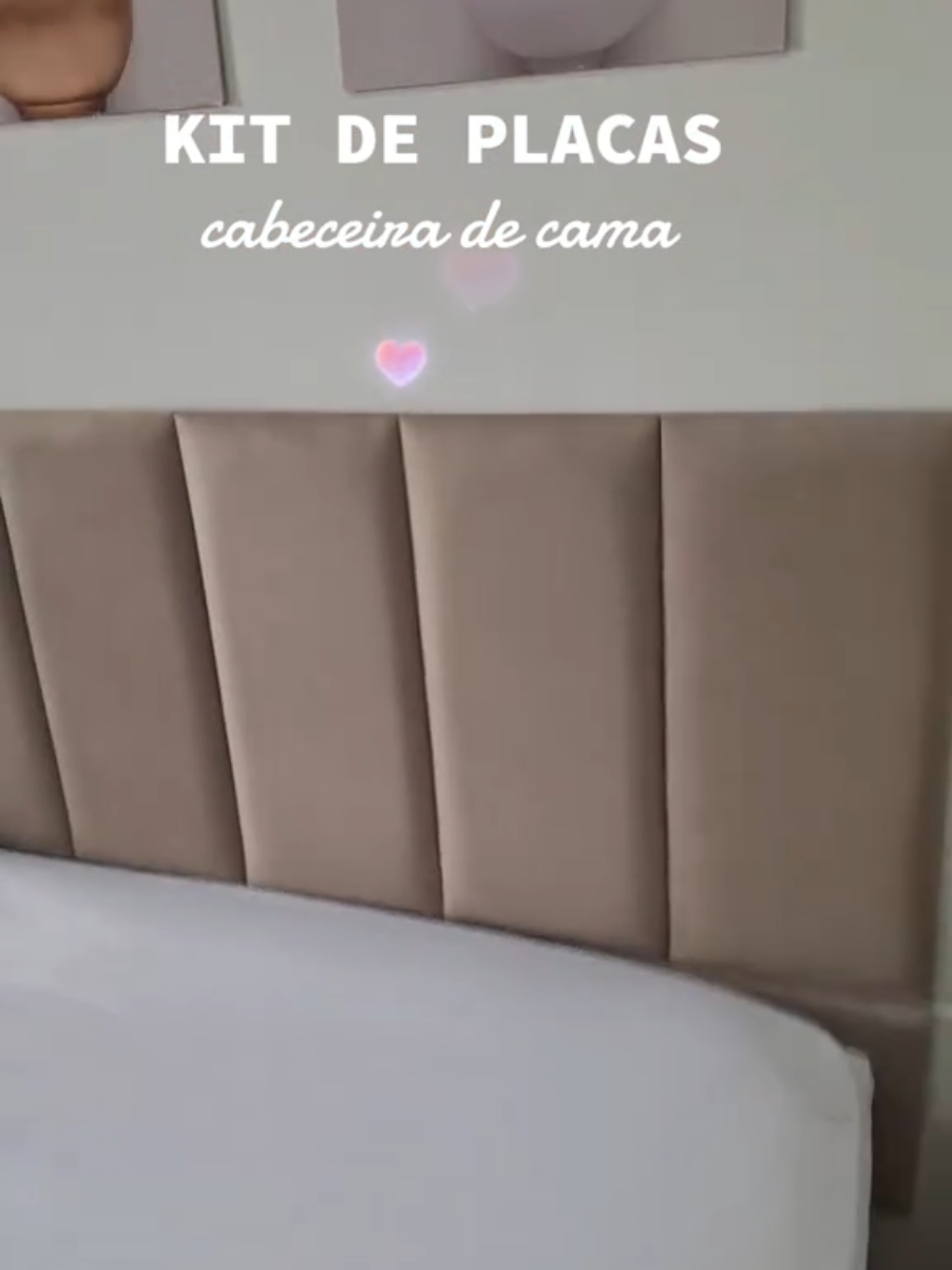 Kit de placas, cabeceira de cama,  super barato e tem várias cores disponíveis! #tiktokshop #cabeceiradecama #cabeceiramodulada #cabeceiracama #decoracaodequarto 