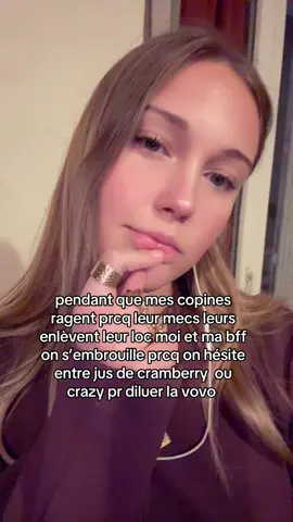 je rigole comme a dit J2 mélange vodka avec du jus innocent 