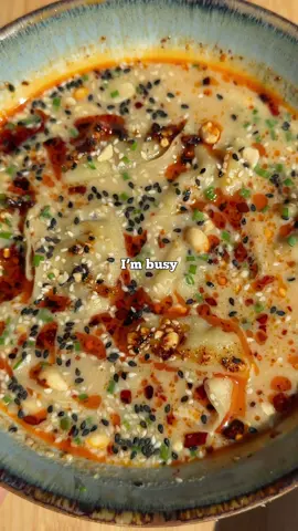 🚨 emergency 15 minute dumpling soup 🚨 written recipe below 👇🏾  Life gets busy sometime and it’s difficult to be cooking meals with loads of steps or ingredients but you obviously still want to eat good 😋  That’s were simple, minimal ingredient recipes like this come in handy - it can be made in less than 15 minutes and it tastes amazing! Perfect for when you need something quick and comforting to keep you going ❤️  👇🏾ingredients👇🏾 -2 garlic cloves  -2 star anise -500ml veg stock -100ml soy milk -2 tbsp peanut butter   -1 tsp miso paste   -2 tsp brown sugar -1 tbsp soy sauce -frozen dumplings -sesame seeds, chives, chilli oil for garnish if you’re feeling fancy! 👇🏾method👇🏾 -fry the finely minced garlic and star anise on a lowish heat until the garlic starts to brown. -add the stock, milk, nut butter, miso paste, sugar and soy to the pan then simmer to combine and thicken. -add the frozen dumplings and cook for a few minutes to soften, serve with the garnishes and enjoy! #Recipe #food #cooking #soup #dumplings 