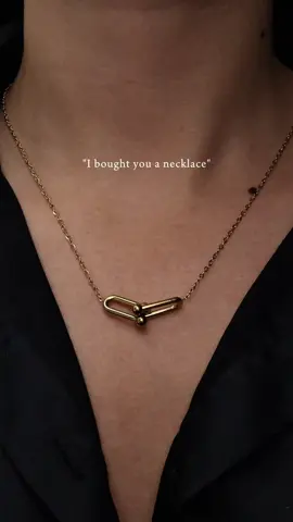 POV: he surprised you with a necklace simple, sweet, and completely unexpected. ✨💫 SHOP NOW 🛒 #hbjewelry #goldplatedjewelry #hypoallergenic #nontarnishjewelry #jewelry 