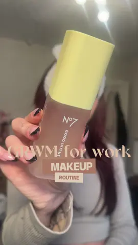GRWM 🤍 @Boots UK  @No7 Skincare @UKLASH @L'Oréal Paris UK @L’Oréal Paris @REFY @MCoBeauty @Bellamianta @rimmellondon @Poundland UK @Armani beauty @elfcosmetics @Huer Clothing @JD Sports @DIALECT  #makeup #grwm #grwmmakeup #grwmforwork #skincare 