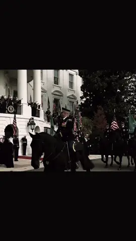 استقبال الأمير محمد بن سلمان اليوم  في البيت الابيض 🇸🇦🇸🇦 #saudiarabia 