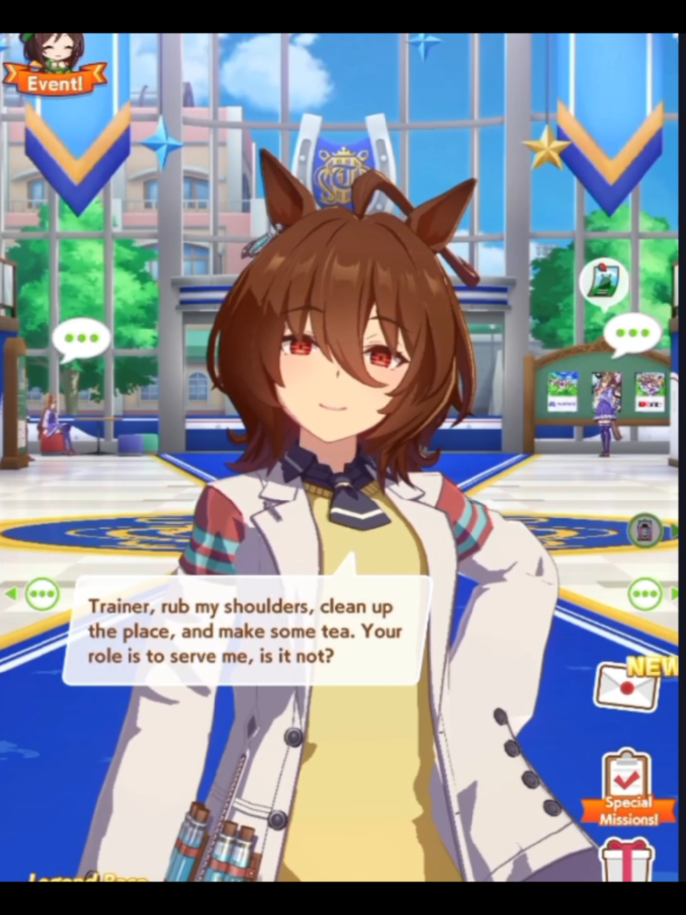 if you say so ma'am🥹✌🏻 | filler post prolly just flops anyway . . #umamusume #uma #fyp 