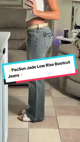 The PacSun Jade Low Rise Bootcut Jeans have that laid-back vintage vibe with a hip-hugging fit and a clean, easy flare. Soft, flattering, and perfect for daily outfits. #PacsunJeans #LowRiseBootcut #tiktokshopblackfriday #tiktokshopcybermonday #TikTokShopCreatorPicks 