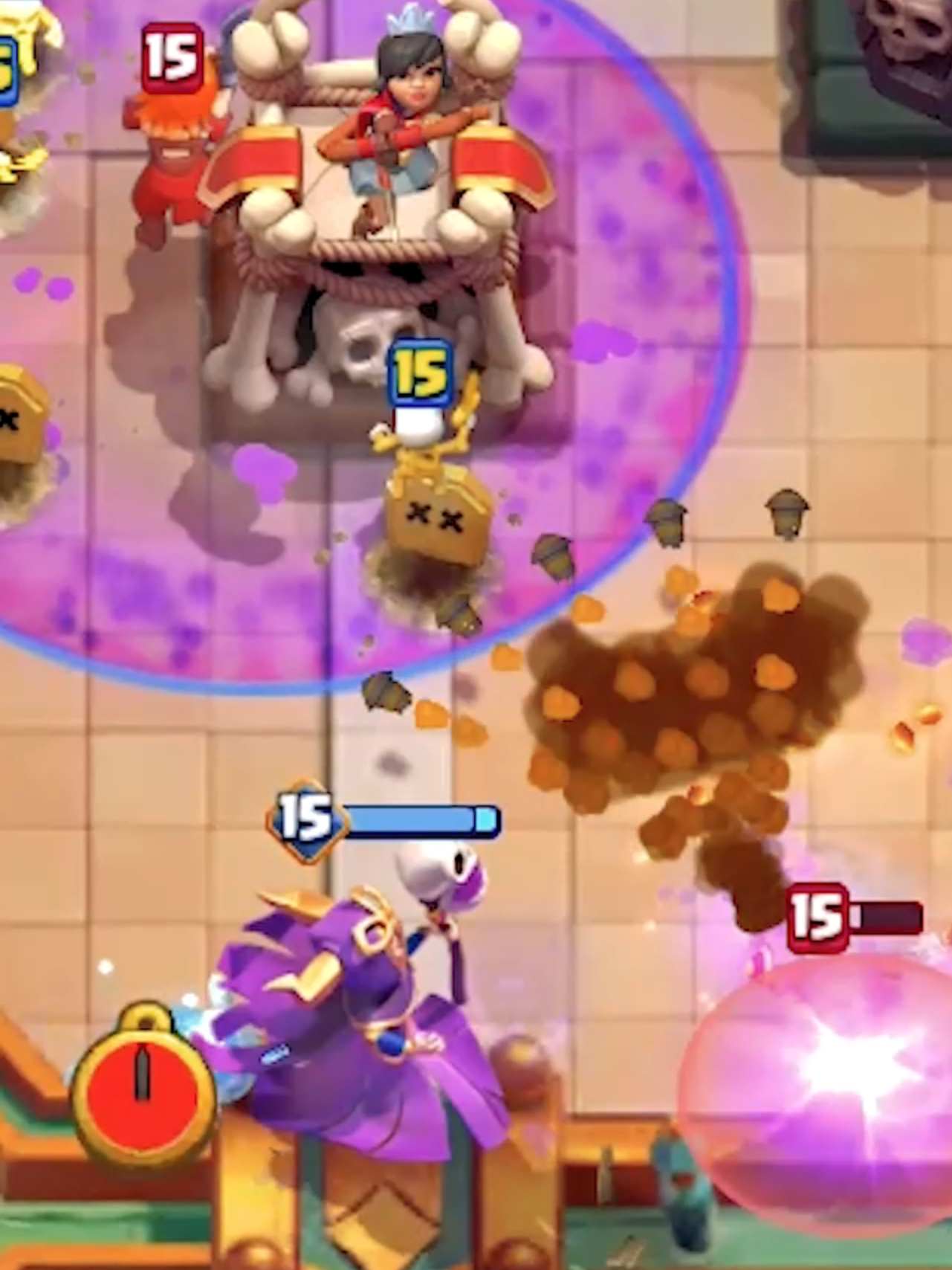 Mostrei hoje que Corredor + Terremoto + Pirotécnica Evoluída não passa!🔥 Meu Splashyard com Bruxa Evoluída e Cabana segurou tudo e ainda levei quase zero dano. E você? Sofre contra decks de ciclo rápido? #ClashRoyale #CorredorTerremoto #Splashyard