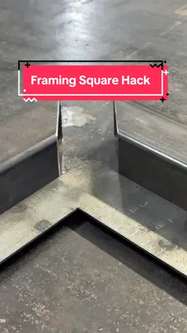 The Framing Square Hack Every Fabricator Should Know In today’s shop tip, I show how I weld pieces of flat bar onto a framing square to turn it into a rock-solid 90° guide when fabricating on a flat table. It keeps round pipe and square tubing perfectly aligned, and I even bevel the corner so it won’t interfere with your tacks. Simple mod, huge difference in accuracy. #weldingtips #metalfabrication #shophack #framingsquare #weldersoftiktok 