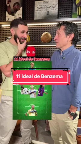 El 11 ideal de Karim Benzema #deportestiktok #diarioas #11ideal #onceideal 