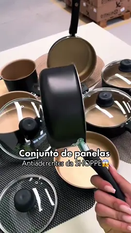 Jogo De Panelas Antiaderente 10 Pçs Kit Conjunto Teflon Tampa de Vidro Várias Cores Durável Moderna Compre pelo link na Bio ou pelo id abaixo 👇🏻  ID:BUR-GHS-FDU #2025 #shopee #achadinhos #foryoupage❤️❤️ #viral 