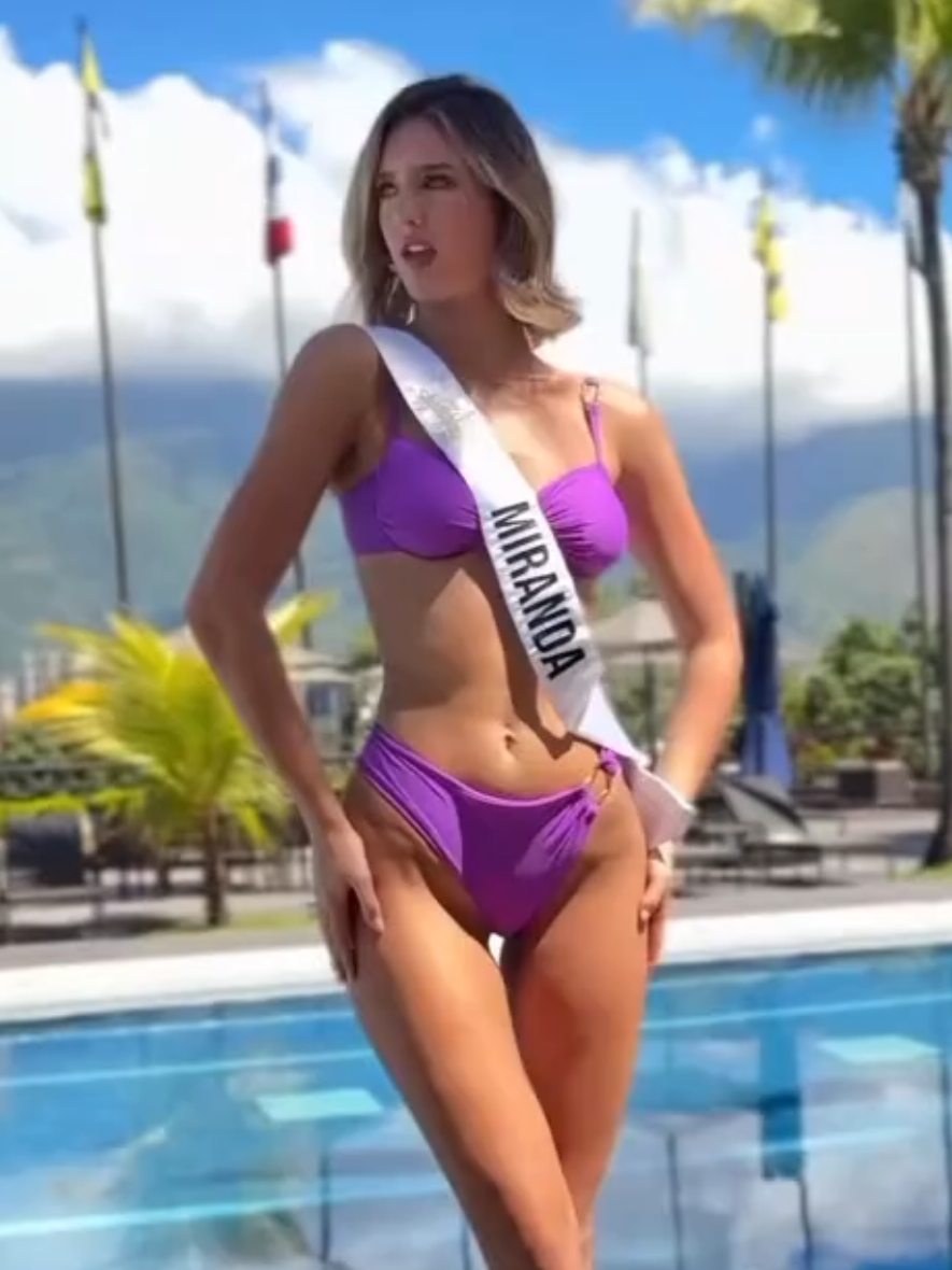 Que tal la cuerpa de#ClaraVegasGoezt #MissMiranda2025 luciendo  la nueva colección de #FabiannaBuysse 🩱