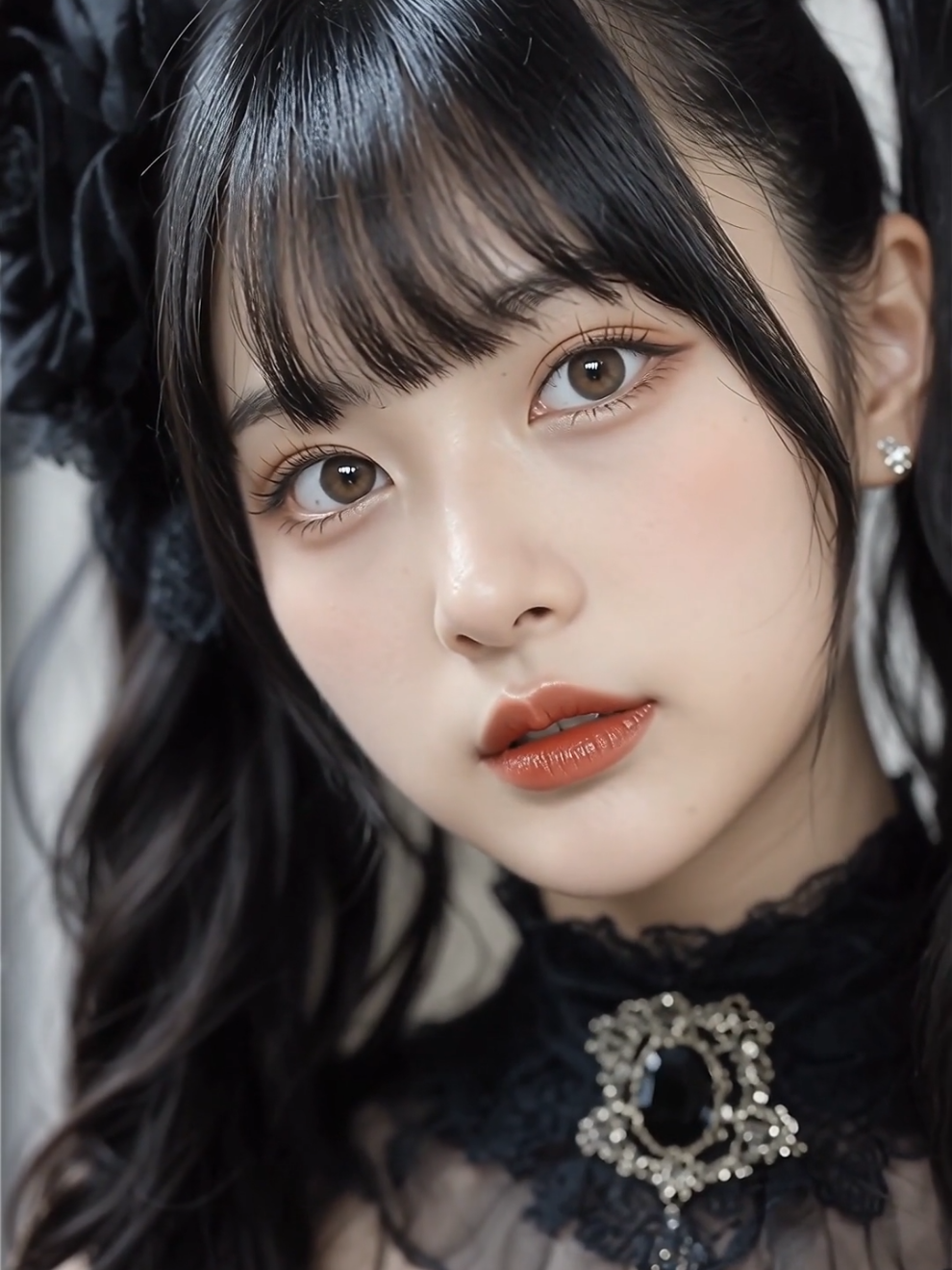 😍 #aigirl #gothic #gothgirl #eyes #fyp 