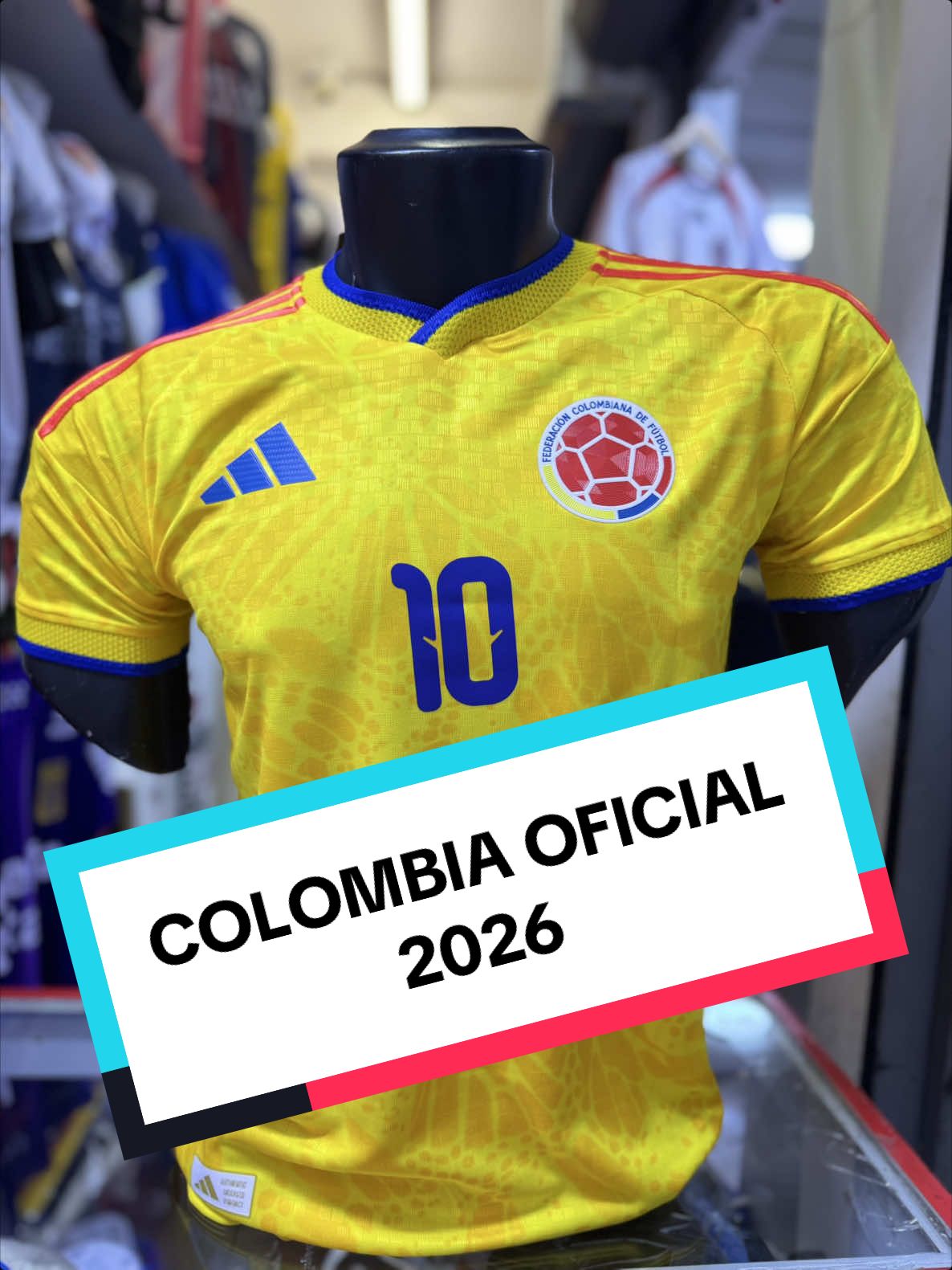 CAMISETA COLOMBIA 2026 👕 TALLAS S-M-L-XL HACEMOS ENVÍOS A TODO EL PAÍS 📦🚚 #mundial2026 #jamesrodriguez #luisdiaz #colombia #camisetasdefutbol