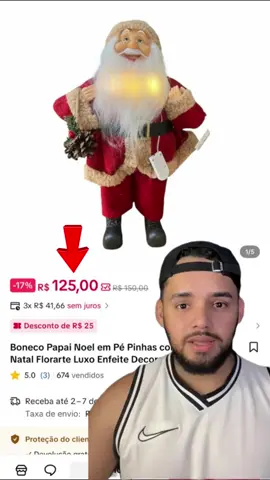 Boneco papai noel 