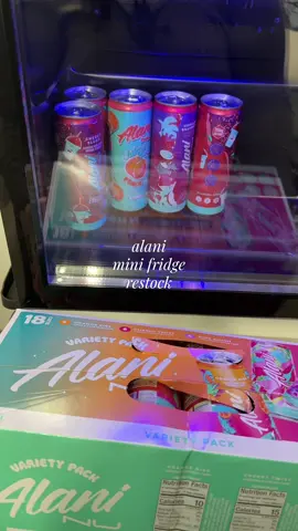 Yes I bought a mini fridge for my home office solely to keep @Alani Nutrition energy drinks 🤫 #restock #alaninu #energydrinks 