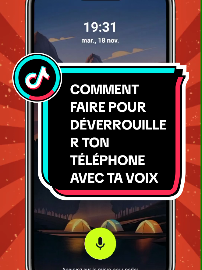 Comment déverrouiller ton téléphone avec ta voix #astuceandroid #trealcteator #voix #deverouiller #lock 