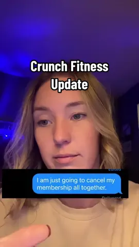 Crunch fitness update… do I just cancel my membership all together?  