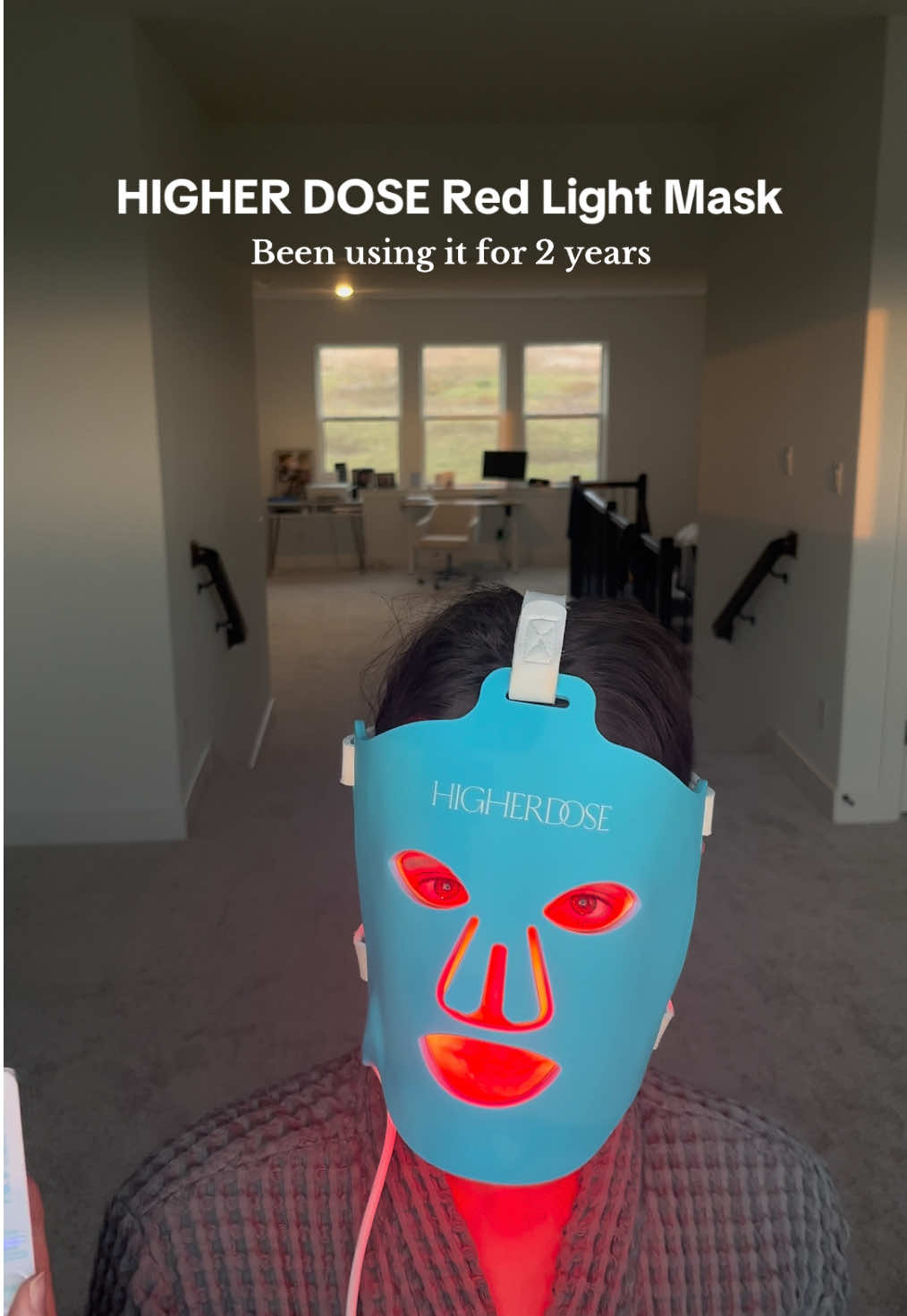 Linked in my shop my, the mask is currently 20% off with code BFCM2025 @HigherDOSE Shop #redlightmask 