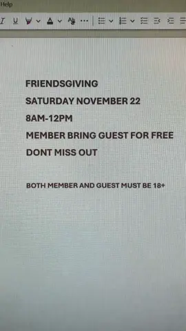 THIS SATURDAY bring a friend 18+ to the Y for FREE from 8am-12pm. You won’t want to miss out! #friendsgiving #ymca #gym #pickleball 