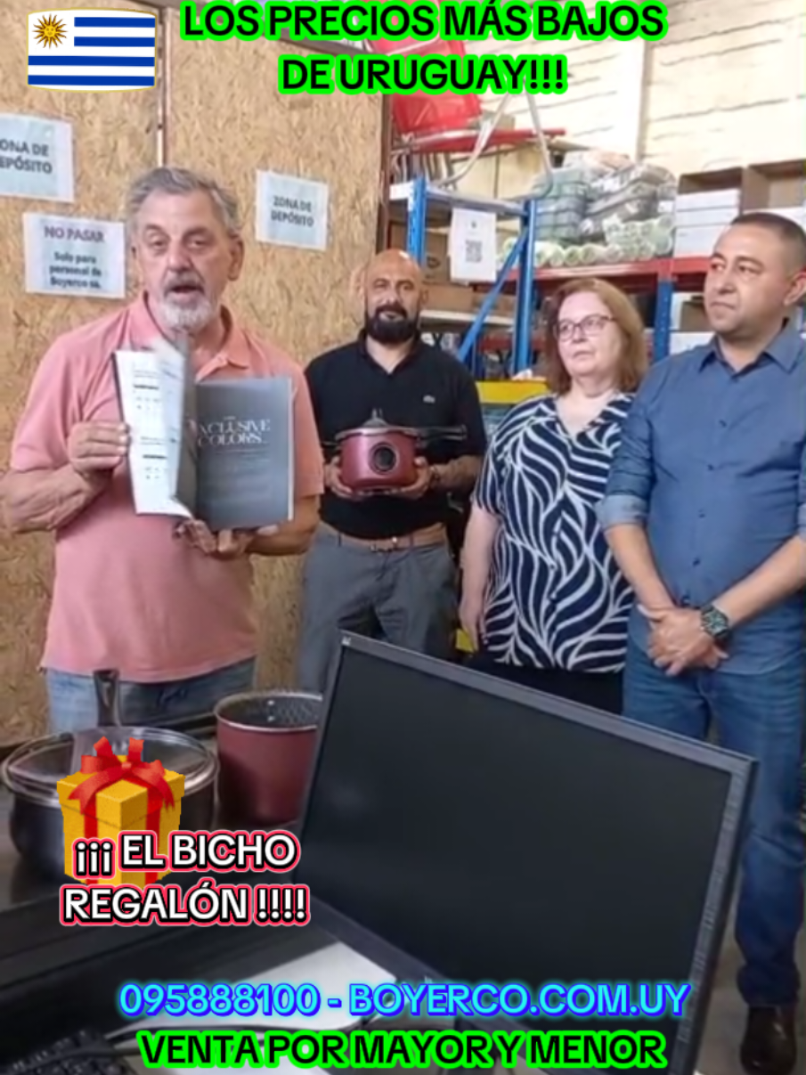 👉 BOYERCO IMPORTACIONES 🏠 Chapicuy esq. Saint Bois, Montevideo 🕓 Lunes a Viernes de 7 a 17 hs. Sábados de 6 a 13 hs. WWW.BOYERCO.COM.UY 📒 Solicitá catálogo al 095 888 100 Pedidos 095 888 443 📧 boyercoimportaciones@gmail.com  📢 Atención mayoristas, distribuidores, grupos de compra, supermercados, revendedores, emprendedores y feriantes de todo Uruguay.  🎁 Los mejores precios directo de importación.  👌 Precios impuestos incluidos, pago contado, venta por funda, paquete o por caja y a retirar.  📢 Hasta agotar stock o fin de promoción.  📷 Fotos meramente ilustrativas.  👉 Los precios pueden cambiar según costos de importación. #boyerco  #importaciones   #ofertas  #bicho #elbicho