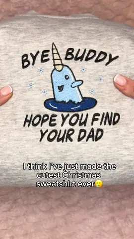 This icon deserves to be on a sweatshirt💅💙 #christmasjumper #elfjumper #christmas #buddytheelf #buddyjumper