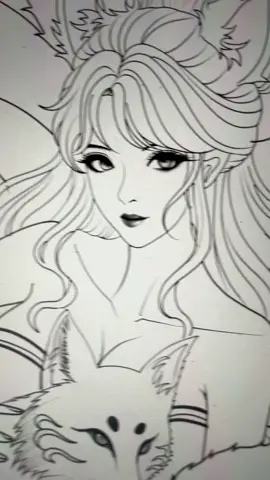 ช่างงดงาม  ก็หวังว่าจะชอบนะครับผมจัดให้สำหรับผู้หญิง#เต็มหลัง #เกอิชา #จิงจอก9หาง 