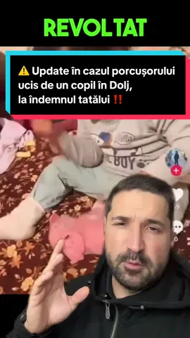 ⚠️ update în cazul porcușorului ucis de un copil în Dolj, în timp ce tatăl îl filma și îl încuraja. Acest caz arată încă o dată, fără niciun dubiu, cât de gravă este situația și cât de urgentă e schimbarea legii. În pachetul legislativ ce urmează să fie depus în câteva zile, a fost introdusă o prevedere esențială: ➡️ filmarea și distribuirea cruzimii asupra animalelor devin infracțiune ➡️ publicarea acestor acte va fi considerată circumstanță agravantă Violența nu poate deveni „content”, iar copiii nu pot fi crescuți în cultura normalizării abuzului. Și pentru asta luptăm acum. Mai sunt doar câteva zile. Ai un rol real în această schimbare. Trimite mai departe acest mesaj. Spune-le și prietenilor tăi. Dă tag parlamentarilor în comentarii să voteze PENTRU #a#animale #Romania #foryou #fyp  #tudorestischimbarea