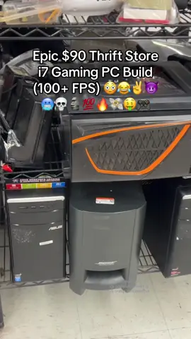 Best Price to Performance PC build ever ⁉️🤨💀💯🥶✅🔥⛽️🗣️ #pc #Tech #thrift #computer 