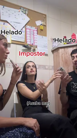 La última ronda del #impostor ya estaba un poco estresada 🤣