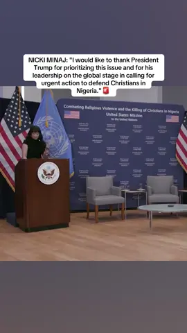 POWERFUL speech by Nicki MInaj today at the UN! #nickiminaj #donaldtrump #fyp