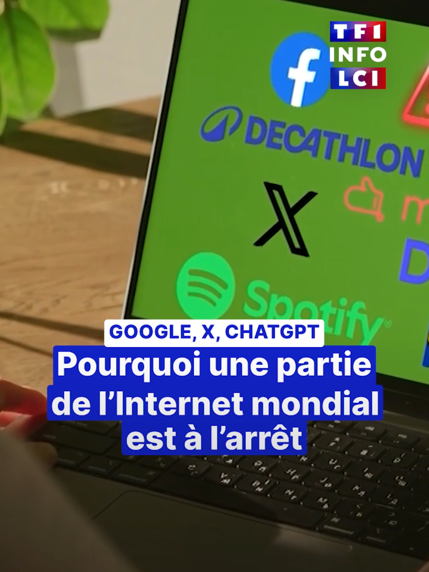 🌐 Google, X, ChatGPT... une partie de l'Internet mondial à l'arrêt ! Plusieurs sites et services en ligne ont été perturbés ce mardi en raison d'une panne mondiale touchant l'opérateur américain Cloudflare, pilier de la cybersécurité et de l'optimisation des performances web. #info #tf1 #internet #panne