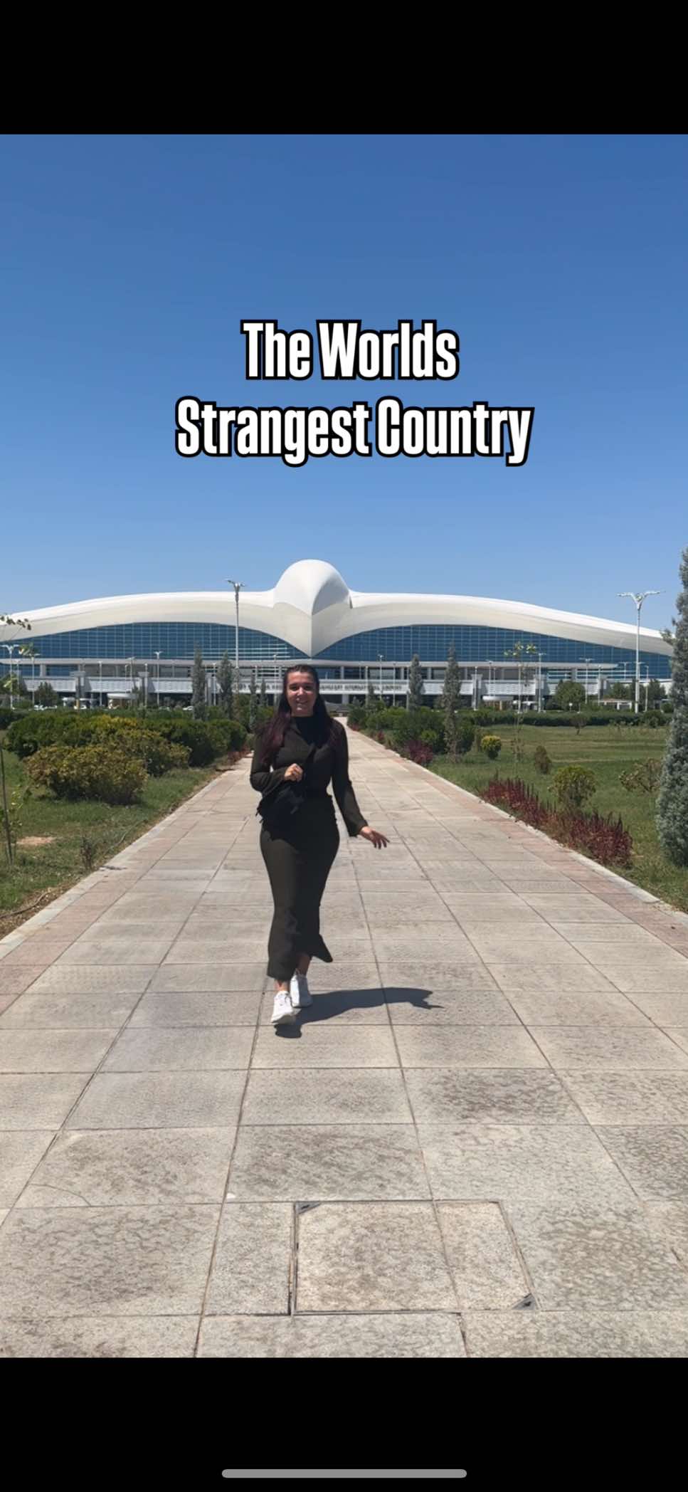 Worlds strangest country 🇹🇲 #turkmenistan #centralasia #travel #solofemaletravel