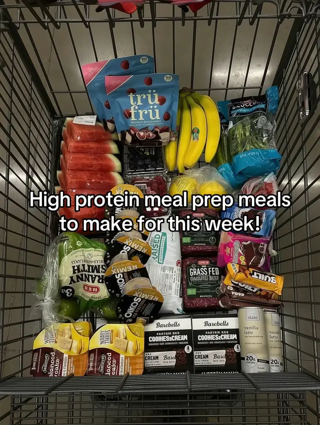 Save this for your next meal prep #highproteinmealprep #mealpreptok #highproteinmeals #highprotein #mealprepideas 