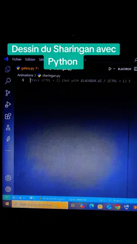 Nous dessinons un Sharingan avec python #creatorsearchinsights #Python #sharinganeyes 