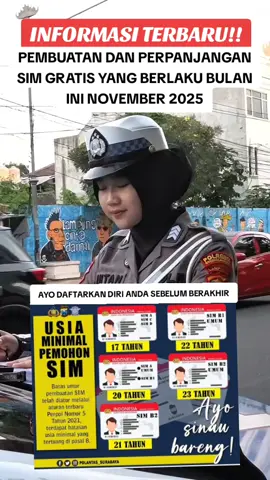 mulai bulan ini tahun 2025 sekarang sudah bisa daftar dan perpanjangan SIM secara online gratis  #korlantaspolri  #simonline #gratis  #seluruhindonesia  #dyppppppppppppppppppp 