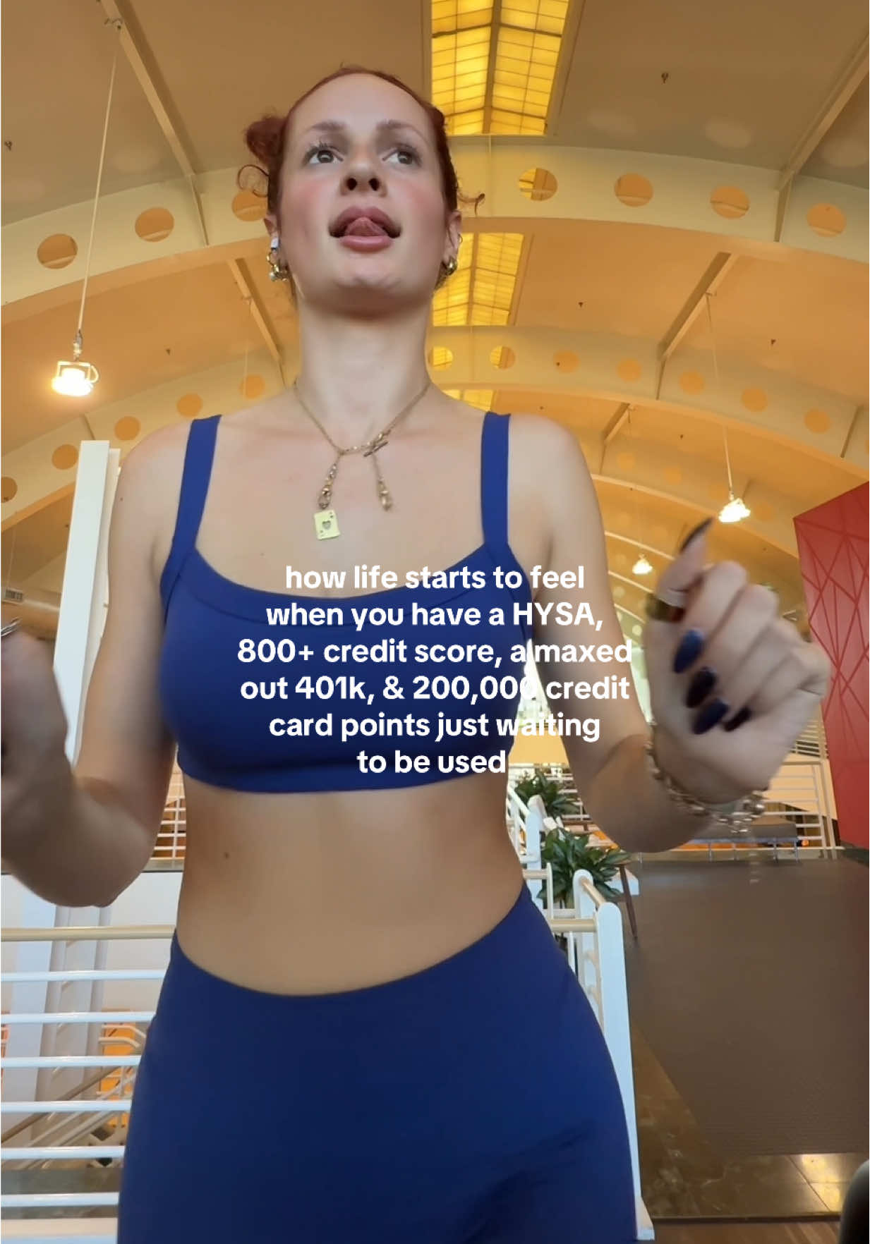 and i get my steps in everyday 🤪  if you want to learn how to invest, raise your credit, the best HYSA, and more my free finance guide is at the top of my page 🫱🏻‍🫲🏼  #financetok #401k #financialliteracy #hysa 