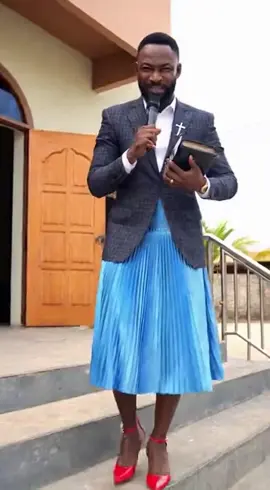 A skirt wearing pastor says God appointed him