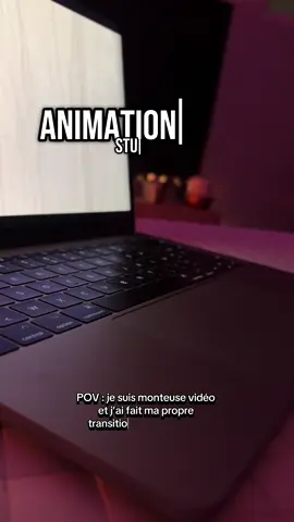 T’es monteuse vidéo donc… évidemment tu te fais toi-même ta transition YouTube 🎬🤗#videocreator #animation #fyp  #transition 