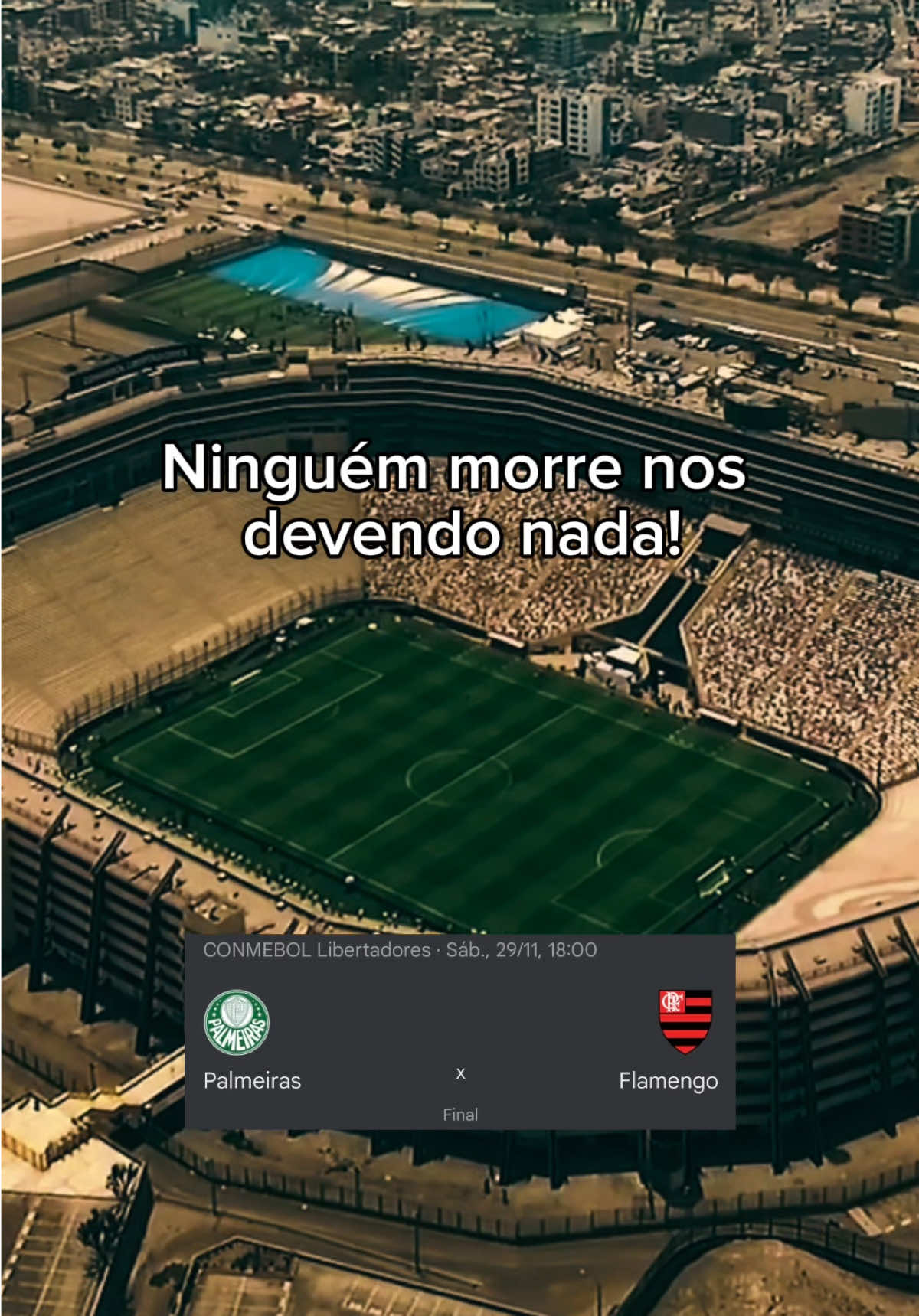 29/11/2025 FINAL DA LIBERTADORES FLAMEGO X PALMEIRAS #flamengo #fyppppppppppppppppppppppp #libertadores 