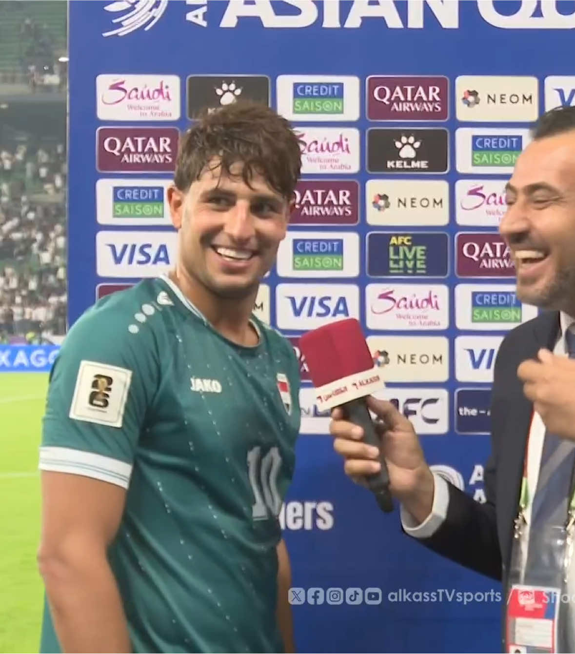 ‏برنامج المجلس | لقاءات مراسلنا مع لاعب منتخب #العراق - مهند علي ‏⁧‫#العراق_الإمارات‬⁩ ‏⁧‫#تصفيات_مونديال2026‬⁩ ‏⁧‫#قنوات_الكاس‬⁩ | ⁧‫#منصة_شوف‬⁩ ‬⁩