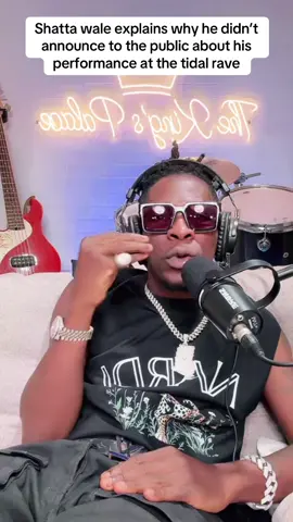 Shatta wale explains why he didn’t announce to the public about his performance at the tidal rave@Shatta wale #fyp #trends #goviral #ghanatiktok🇬🇭 