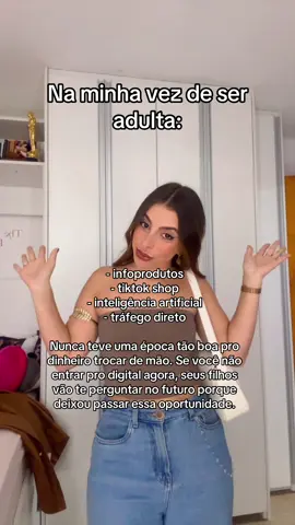 É aprender a fazer o dinheiro vir de mim, não dos outros. O digital me ensinou isso 🤭💅🏻 #mentoriadigital #rendaonline 